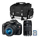 Canon T3 12.2MP Digital SLR Double Zoom Lens Kit