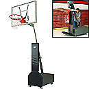 Bison Club Court Adjustable Basketball System